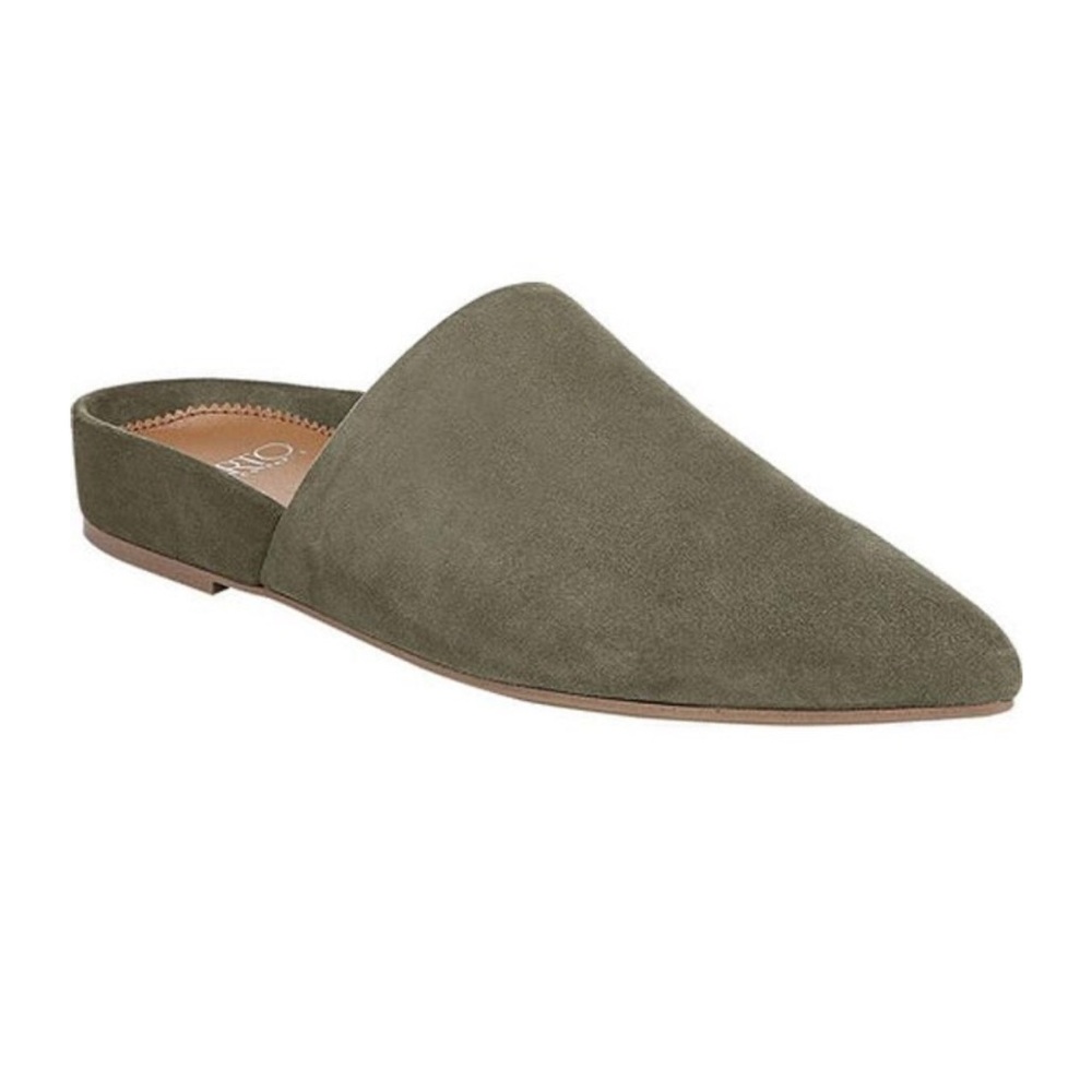 Franco Sarto Women's Olive Slides